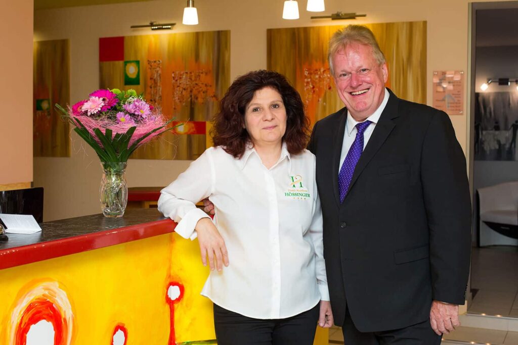 Gastgeber Brigitte und Josef Hössinger