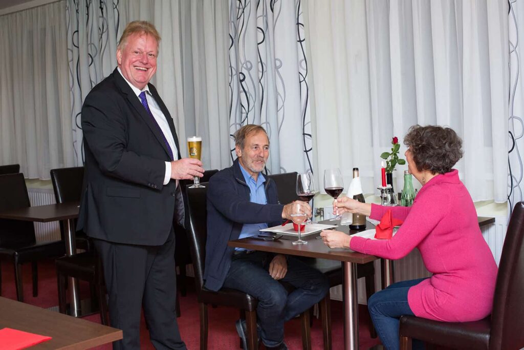 Regionales Gericht im Restaurant der Residenz Hössinger